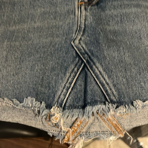 AGGOLD Studded button Down Mini Jean Skirt - Picture 5 of 6